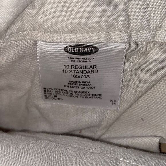Old Navy Tan Chino Shorts Size 10 - Picture 3 of 4